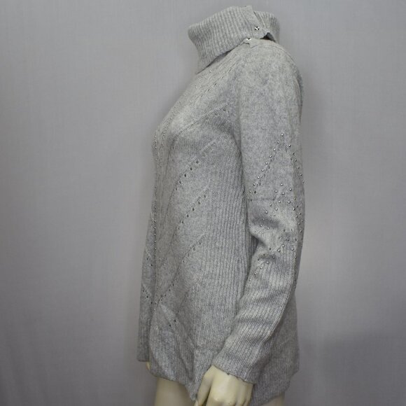 WHITE HOUSE BLACK MARKET COWL NECK‎ SWEATER SZ MD - Picture 4 of 9